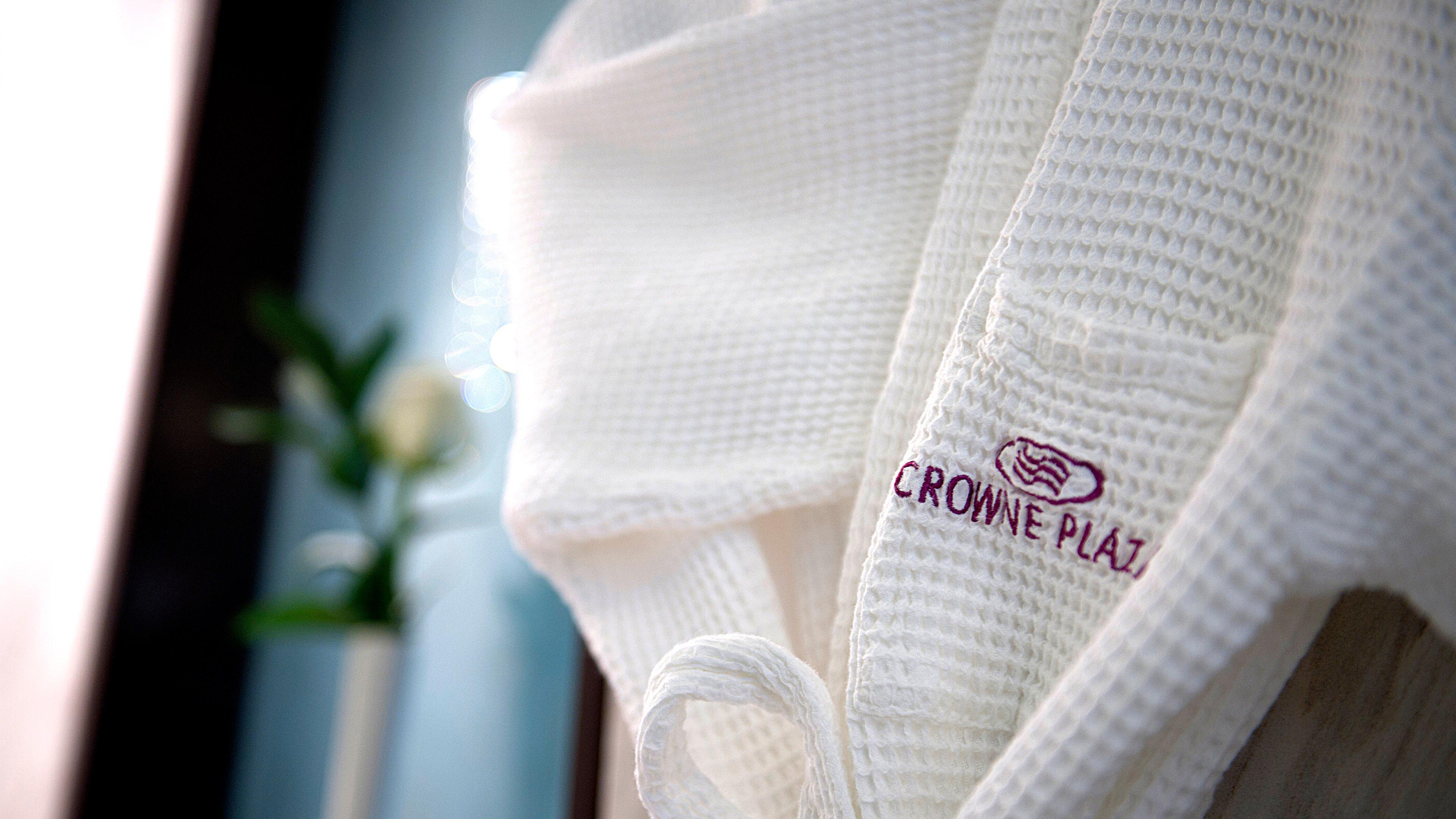 Crowne Plaza Dubai Deira By Ihg Hotell Eksteriør bilde A bathrobe