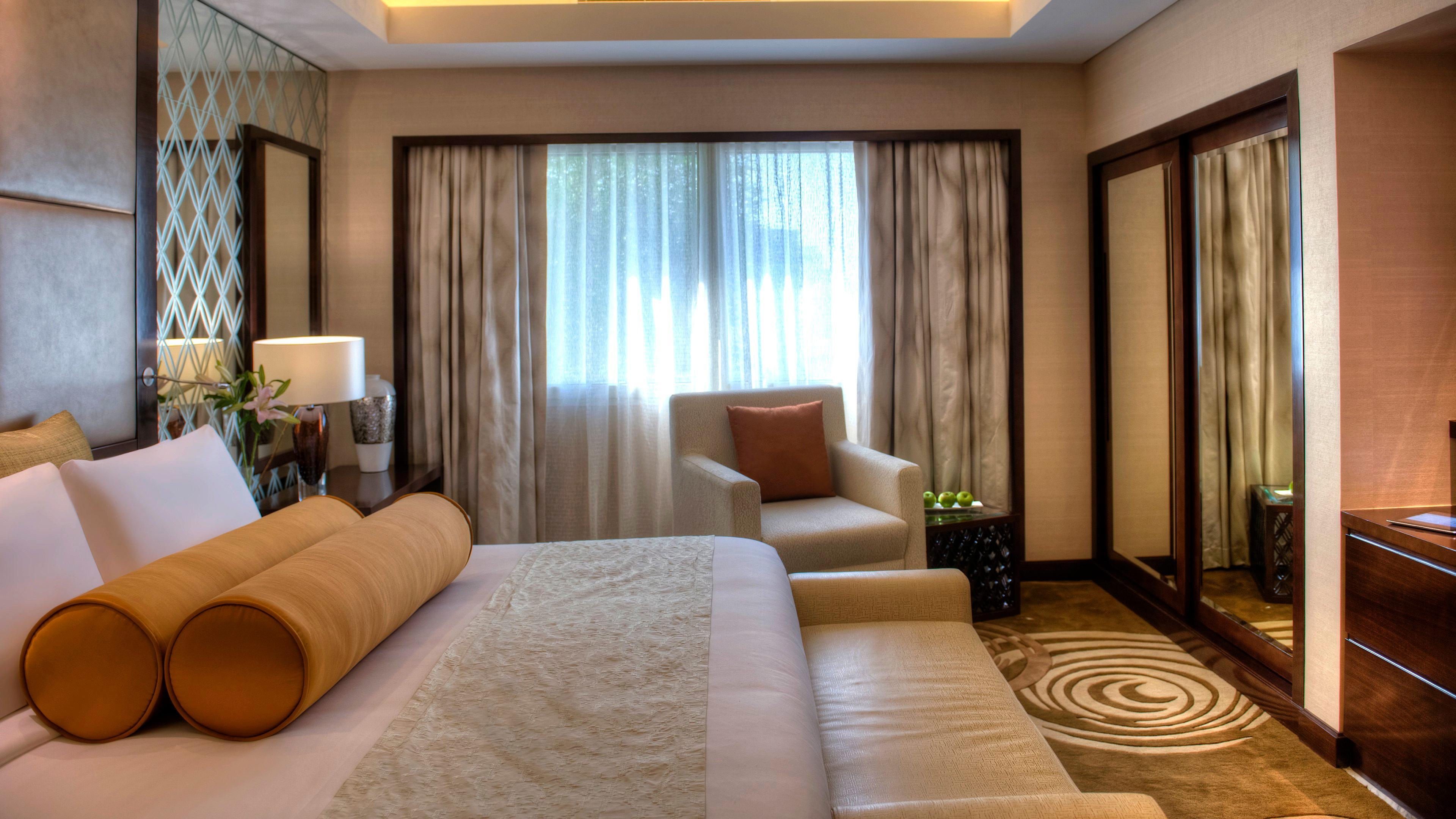 Crowne Plaza Dubai Deira By Ihg Hotell Eksteriør bilde A bedroom at the Taj Bengal