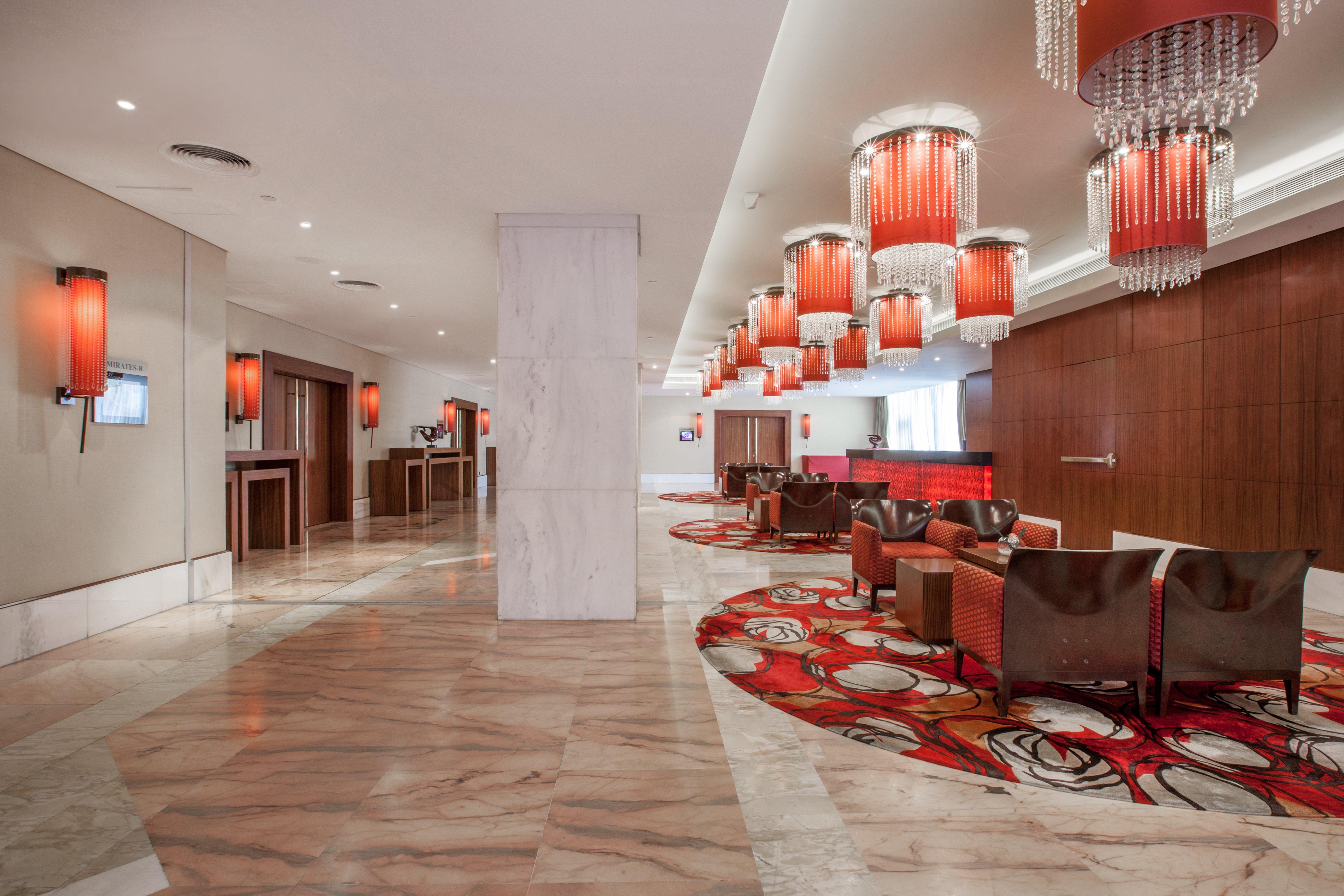 Crowne Plaza Dubai Deira By Ihg Hotell Eksteriør bilde Lobby